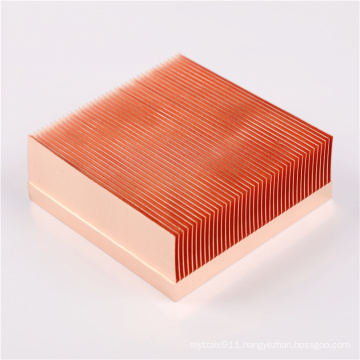 China manufacture copper extursion heat sink